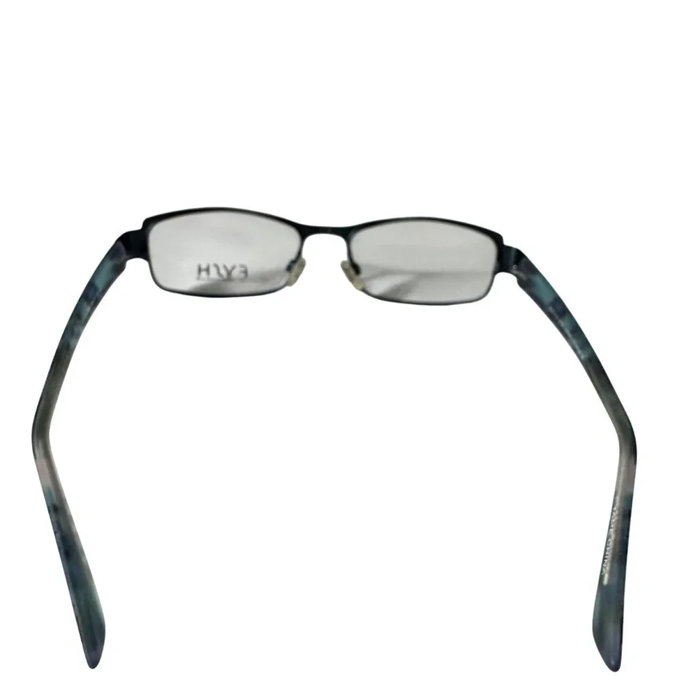 Fysh Urban Eyewear Eyeglasses 51-18-135 3480 Aqua/Blue Rectangle Frames Only UK - Picture 8 of 12